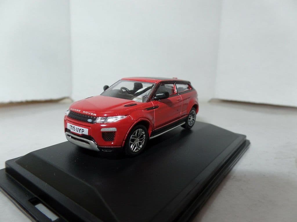 Oxford Diecast 76RRE001 Range Rover Evoque Coupe Facelift Firenze Red 1/76 